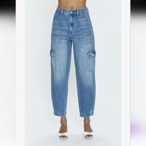 PISTOLA JOSEPHINE HIGH RISE TAPERED CARGO JEAN SZ 27
